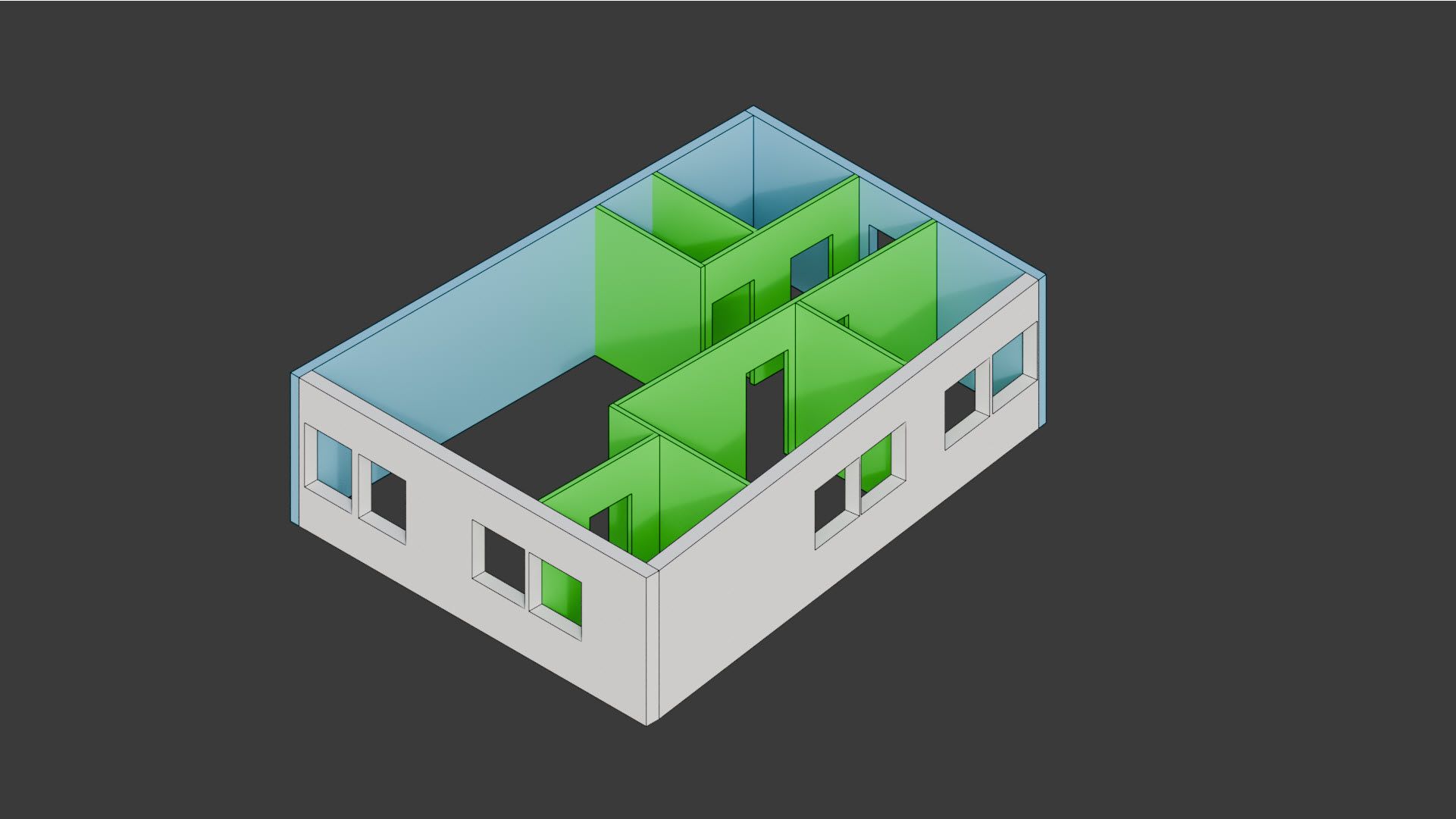 Wall thickness by colour