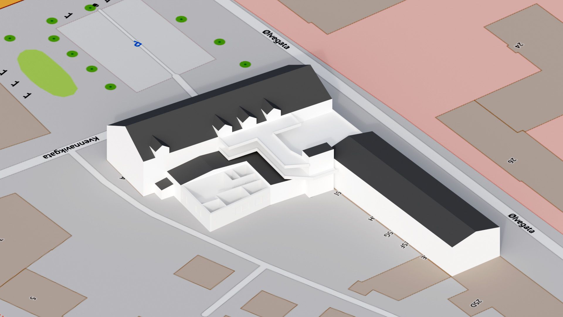 Thumbnail, hero image, showing the surrounding area of the apartment location